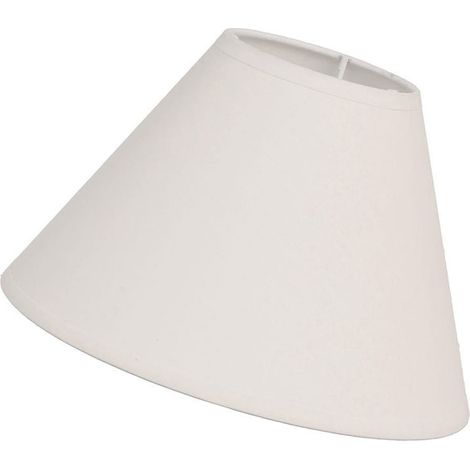 Abat-jour conique beige  Hauteur 14,5 cm