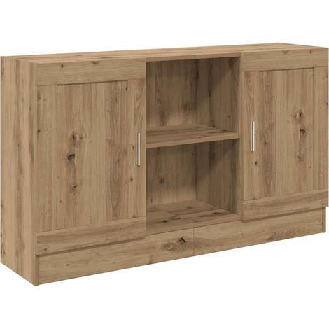 Sideboard Artisan Oak 120x30.5x70 cm Engineered Wood vidaXL