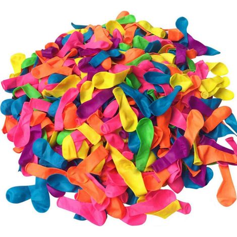 500 Ballons d'Eau en Latex avec Pompe à Eau, Jeux d'Extérieur pour Enfants et Adultes - Idéal pour Fêtes d'Été et Animations (1/5)