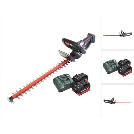 Metabo HS 18 LTX 55 Akku Heckenschere 18 V 53 cm + 2x Akku 8,0 Ah + Ladegerät (1/5)