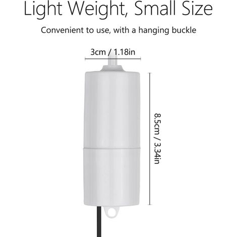 Pompe à air USB pour aquarium, petite pompe à oxygène avec diffuseur d'air, tuyau et boucle de suspension pour aquarium et pêche en extérieur (1/5)