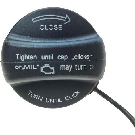 Fuel tank cap with retaining band. Compatible with BMW E90 E91 E92 F10 E39 E46 E87 F20 F30 F31 E60 E61 E84, Mini Cooper R57 F56 R55 R56, replacement fuel tank cover (1/5)