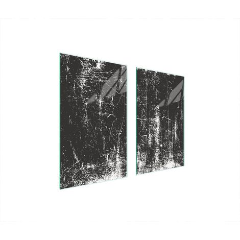 GLASSCHUTZPLATTE FÜR HERD 75x52 GRAU (1/5)