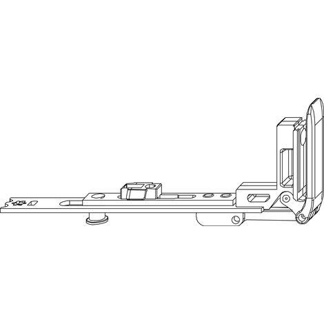 MACO MM Stulpflügelverschluss waagrecht, FFB 230-800 mm, silber (202251)