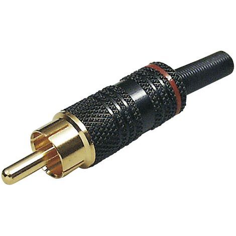 Cinch/RCA mâle, droit BKL Electronic 0101011 Nombre de pôles: 2 blanc 1 pc(s) S599611 (1/3)