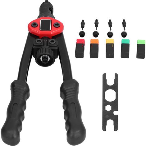 Riveteuse manuelle en acier inoxydable, jeu d'écrous M3, M4, M5, M6, M8, BT-606 (1/5)