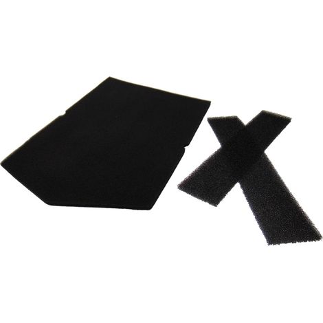 Filter-Set Schwammfilter Tür-Filter Einfüllring-Filter für Miele T8801WP HomeCare XL T8826WP EcoComfort T8827WP EcoComfort EcoCare T8837WP EcoCare - 1 Stück