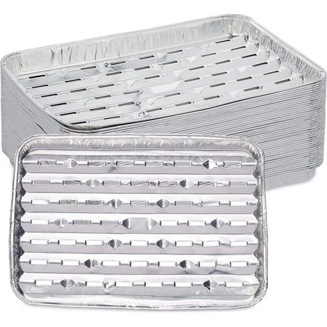 Grillschalen aus Aluminium, 40er-Set