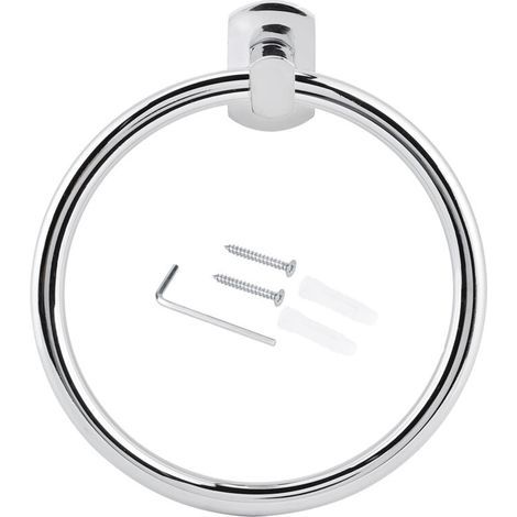 Anelli portasciugamani in acciaio inox, portasciugamani a parete, accessori da bagno dal design compatto, configurazione pratica, adatti per… (1/5)