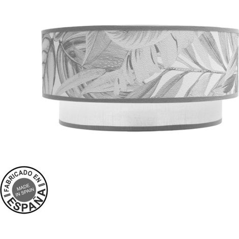 ABRILA AKUNADECOR Doppelter Lampenschirm Wandlampe Camerun Grau Modell 1 Licht