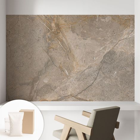 Papier peint intissé pour salon chambre à coucher peint imprimé pour mur - Colle incluse gratuite Élégance naturelle 104x70 cm (1/5)