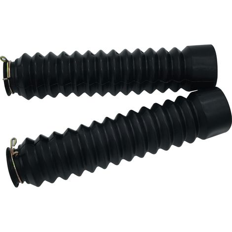 pair of black dust covers for motorcycle GS125 HJ125KQS/GSX150 - 2 pieces - covers (1/4)