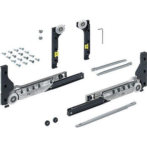 Ferrure pour porte coulissante SlideLine M Kit complet Kit complet 10 kg HETTICH