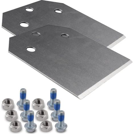 Spachtelmeißel Ersatzklingen 2er Set, SDS-Plus, 110x100mm, 65Mn Stahl (1/5)