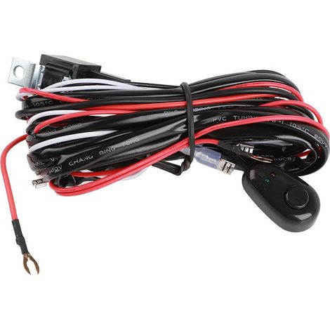 Kit d'interrupteur d'alimentation et de câblage pour voiture 180 W pour barre lumineuse LED (1) (1/5)