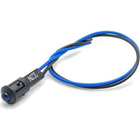 Led Pilot Light 5mm C/cable 220vac Luminous Blue Ilc1220az