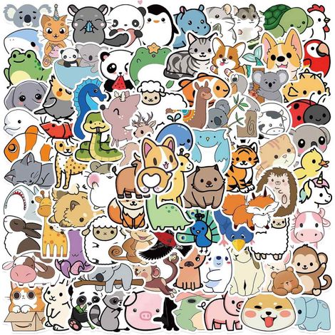 Mega Pack di Adesivi - Animali (1/4)