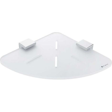 Nimco Kibo - Estante esquinero, cromo/blanco mate KI X208-26 (1/2)