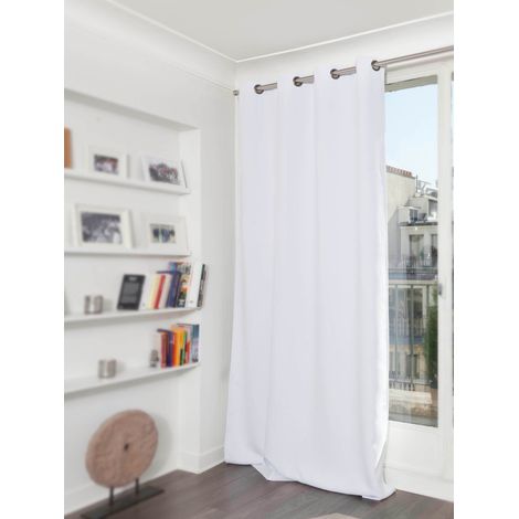 Rideau occultant phonique thermique 140x300 cm – Tissu 325g/m² – Atténuation bruit jusqu'à 7 dB – Prêt à poser – Moondream (1/4)