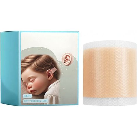 Correcteurs d'oreilles pour bébé en silicone souple et respirant, patchs valgus pavillon (10 pièces) (1/5)