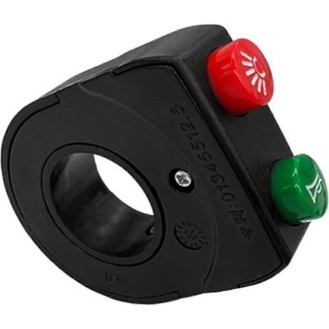Interrupteur de guidon pour vélo électrique, phare, klaxon, accélérateur, bouton marche/arrêt 12 V pour scooters et vélos électriques. Accessoires (1/5)