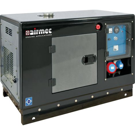 AIRMEC HS 6500 SS-3 ATS Generatore 6 kW TRIFASE Insonorizzato DIESEL