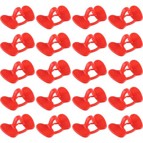 Lot de 20 lunettes anti-picage sans goupille pour poules, matériel d'élevage (1/5)