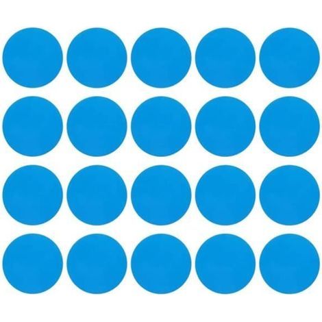 Repair Patches - Pack of 20 - Waterproof - PVC Adhesive - 7.5 x 7.5 cm