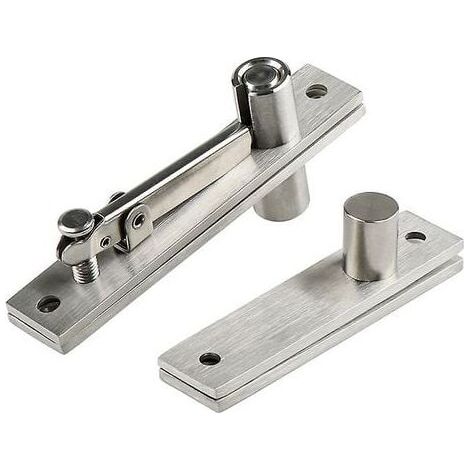Charnière de porte pivotante en acier inoxydable Charnière pivotante robuste pour portes en bois Arbre à 360 degrés Charnière pivotante de porte Murphy en acier inoxydable (1/3)