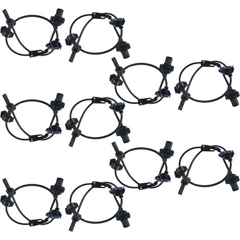 Serie de 10 sensores de velocidad de rueda ABS delanteros derechos/izquierdos, aptos para modelos 2006-2011, números de pieza 57450-SNA-003 y 57455-SNA-003.