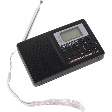 FM/AM/OC-Radiowecker mit vollem Frequenzempfang - Typ 1 (batterielos)