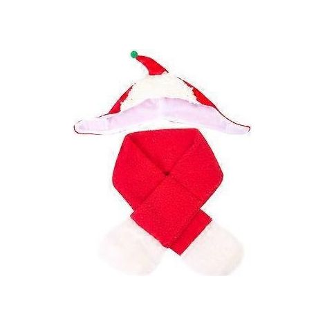 Ensemble de 1 chapeau de Noël créatif pour chien, accessoire photo d'hiver pour chiot