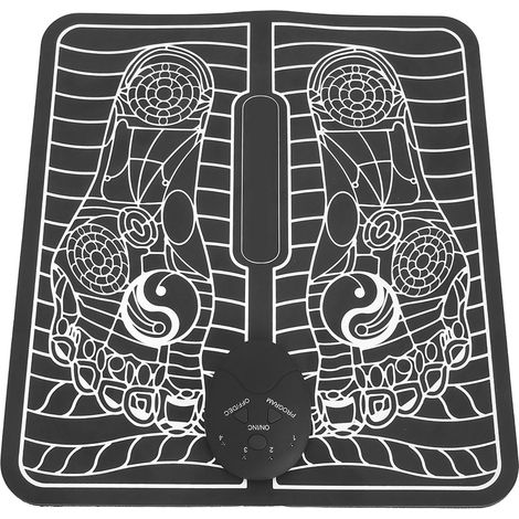 Coussinet de massage des pieds à impulsions EMS pour soulager les douleurs musculaires et la fatigue (à piles) (1/5)