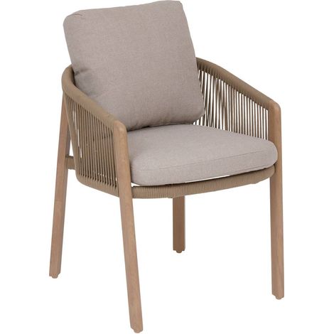 Poltrona da giardino nelora beige - Hespéride