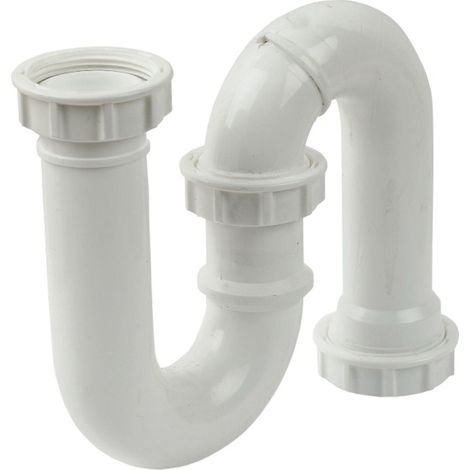 FloPlast S Trap 76mm Seal x 40mm  Polypropylene Waste Trap (1/2)