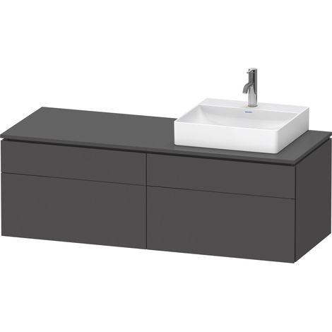 Duravit L-Cube Konsolenwaschtischunterbau wandhängend, inklusive