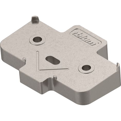 Blum Winkelkeil für Scharniere H 6 mm kreuzform, +5° Schraubversion vernickelt (1/5)