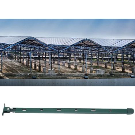 Ouvreur de Fenêtre de Serre Kit avec Barre de Support Aluminium 15.35in Manuel Économe Vert (1/5)