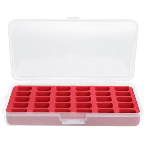 Bobbins Spools Storage Box Organizer Hanging Clipon Sewing Craft Plastic Case 30 Grids (1/5)