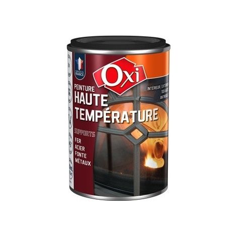 Peinture haute température métal 250ml – Résistance jusqu'à 600°C – Protection antirouille – Application intérieure/extérieure – OXI