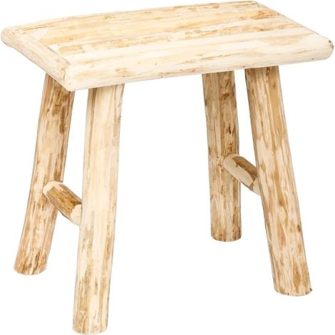 Atmosphera Taburete Woody de madera Álamo, 4,5x23x31 cm (1/7)