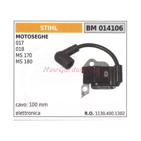 Bobina accensione STIHL motore motosega 017 018 MS170 180 014106