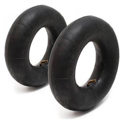 Konvolut aus 2 Schläuchen für Aufsitzrasenmäher, 13x5.00-6, TR87 Luftreifen, Ventil für Rasenmäher
