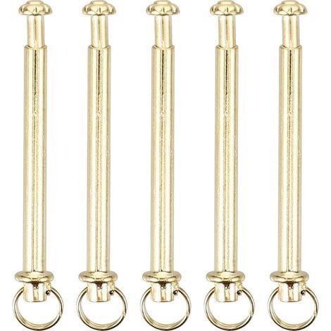 Lot De 5 Rivets En Acier Inoxydable, Fixation Robuste Pour Arbre De Ventilateur Pliant, Réparation Facile (1/5)