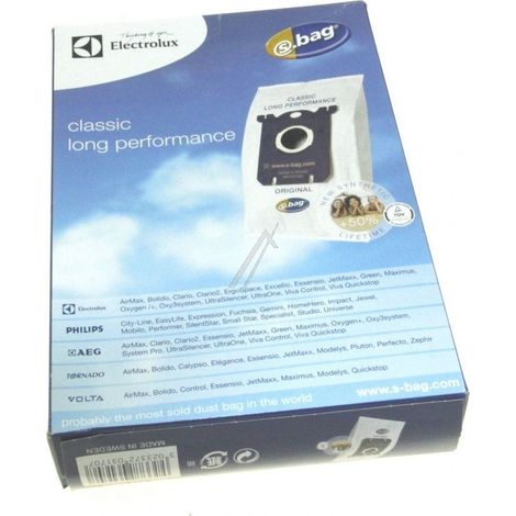 Lot de 4 sacs Aspirateur Electrolux E201 Microfibre SBAG 9002560598 Electrolux (1/5)