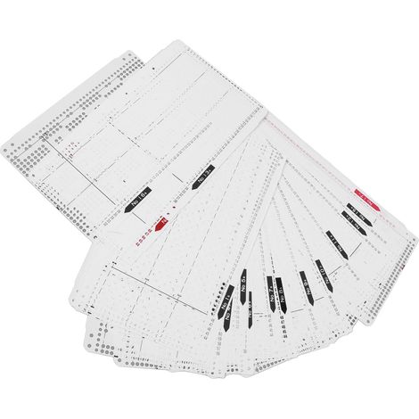 Cartes de modèles de machines à tricoter de marque Brother 1-20 (1/5)