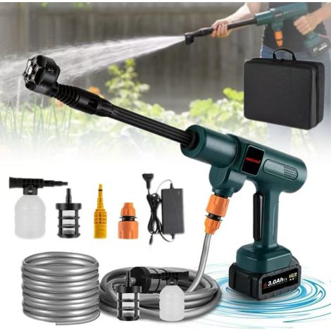 Nettoyeur haute pression 6 en 1, 3500 W, 200 bars, 4,1 L/min, pistolet de pulvérisation électrique, convient au nettoyage de la voiture et du jardin. (1/5)