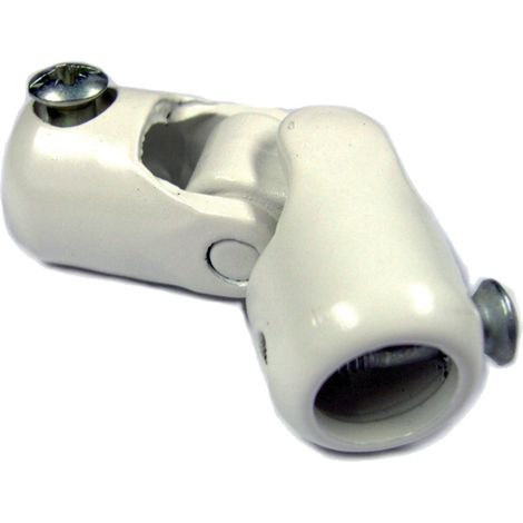 Genouillère rond pour volet roulant 12mm blanc - SHEPHERD - 575904