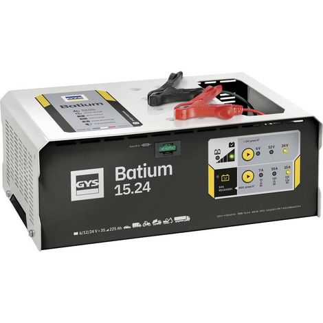 [NEUWERTIG] B-Ware GYS Automatikladegerät Akku-Ladegerät BATIUM 15.24 6V 12V 24V 22A (1/2)