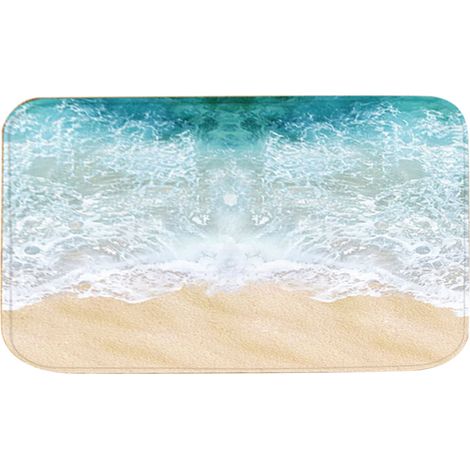 Non slip Absorbent Floor Mat Doormat for Home Entrance Living Room Beach (4060cm)